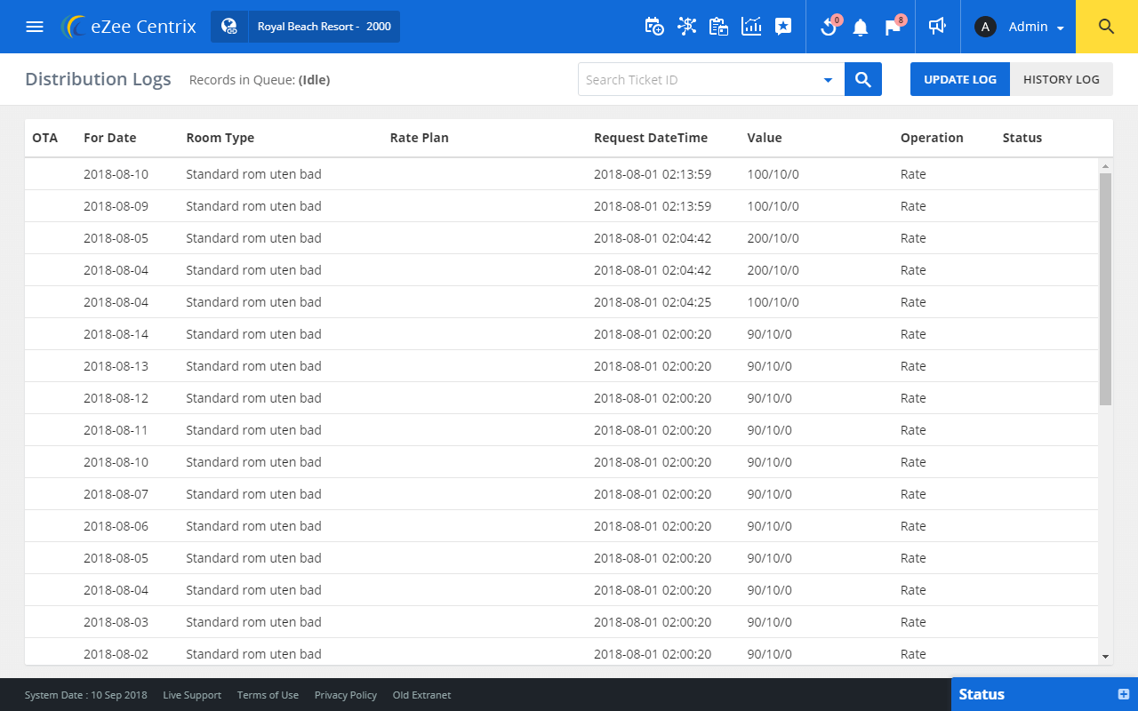 Distribution Logs